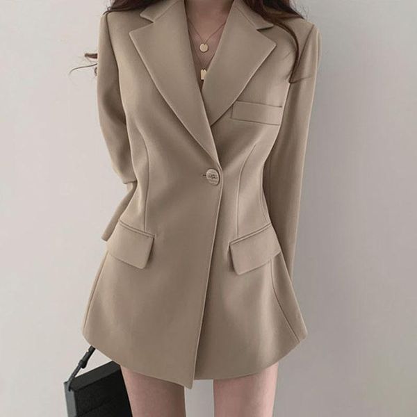 pants korean temperament turn down collar elegance jacket long sleeve casual single button office blazers women coat, White
pants korean temperament turn down collar elegance jacket long sleeve casual single button office blazers women coat, White