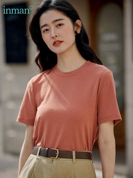 t-shirt inman summer tshirt women's tshirts casual women's loose short sleeve shirt tee fashion pure color versatile round collar, White
t-shirt inman summer tshirt women's tshirts casual women's loose short sleeve shirt tee fashion pure color versatile round collar, White