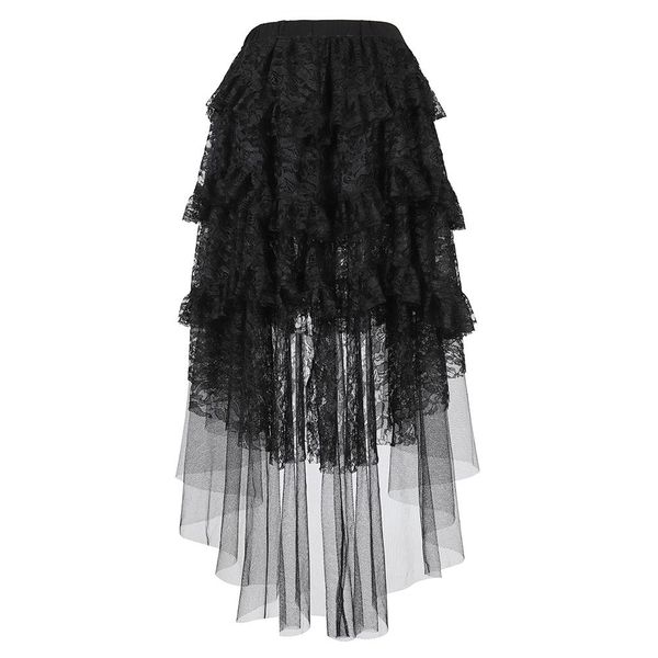 dresses black lace skirt for women layered pleated skirt steampunk asymmetrical high low ruffle tulle long skirts plus size xs6xl, White;black
dresses black lace skirt for women layered pleated skirt steampunk asymmetrical high low ruffle tulle long skirts plus size xs6xl, White;black
