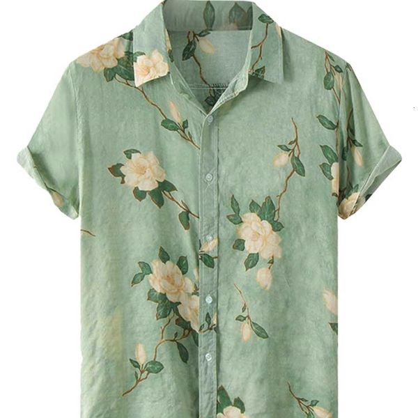 men's casual shirts shirts for men flowers pattern short sleeves blouses summer streetwear shirt casual button loose hawaiian style 23, White;black
men's casual shirts shirts for men flowers pattern short sleeves blouses summer streetwear shirt casual button loose hawaiian style 23, White;black