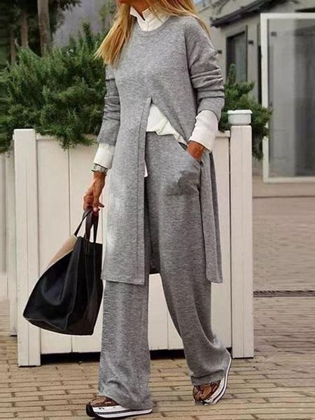 pants 2pcs pant sets 2022 zanzea women's tracksuit autumn long sleeve suits casual solid matching sets wide leg trouser urban outifits, White
pants 2pcs pant sets 2022 zanzea women's tracksuit autumn long sleeve suits casual solid matching sets wide leg trouser urban outifits, White
