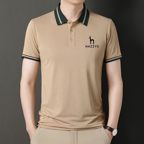 men's polos grade designer summer mens polo shirts with short sleeve turn down collar casual fashions hazzys clothing 230428, White;black
men's polos grade designer summer mens polo shirts with short sleeve turn down collar casual fashions hazzys clothing 230428, White;black