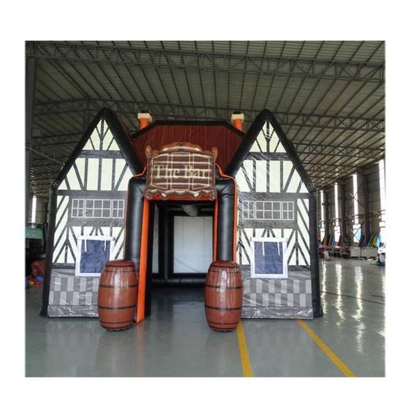 8x5m 10x6m traditional english local inflatable pub bar tent irish bars with casks full printing for party
8x5m 10x6m traditional english local inflatable pub bar tent irish bars with casks full printing for party