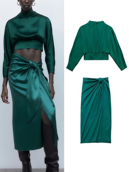 dress trafnew women elegant shirt sets 2022 summer fashion long sleeved blouse+elastic bow midcalf skirts casual street outwear, White
dress trafnew women elegant shirt sets 2022 summer fashion long sleeved blouse+elastic bow midcalf skirts casual street outwear, White