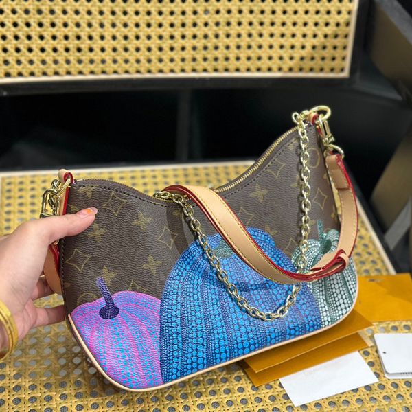 womens leather bagatelle shoulde bags pumpkin printing diagonal crossbody bag luxury designer gold chain handbags for women large capacity 2
womens leather bagatelle shoulde bags pumpkin printing diagonal crossbody bag luxury designer gold chain handbags for women large capacity 2