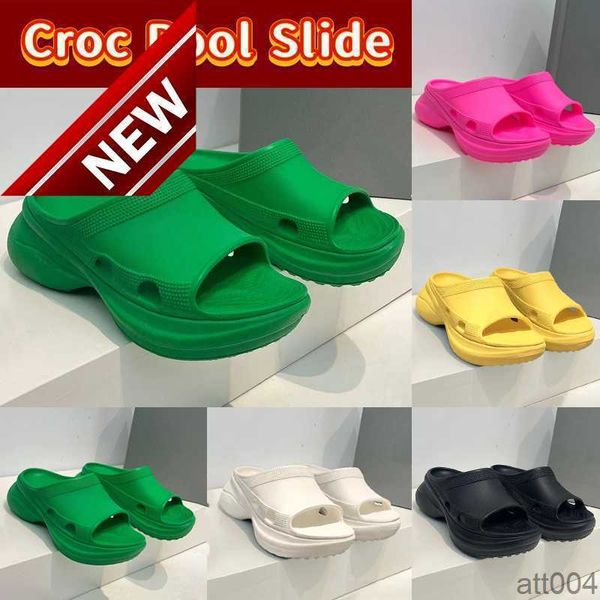 fashion paris slippers shoes paris croc pool slide sandals green black white pink yellow women men platform rubber slides luxury summer beac
fashion paris slippers shoes paris croc pool slide sandals green black white pink yellow women men platform rubber slides luxury summer beac