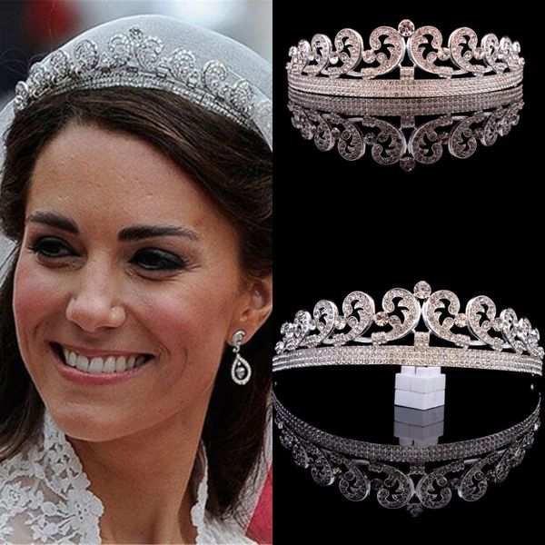 bride's crown, kate's princess's large crown alloy, luxury rhinestones, popular crown wedding accessories in europe and ameri, Silver
bride's crown, kate's princess's large crown alloy, luxury rhinestones, popular crown wedding accessories in europe and ameri, Silver
