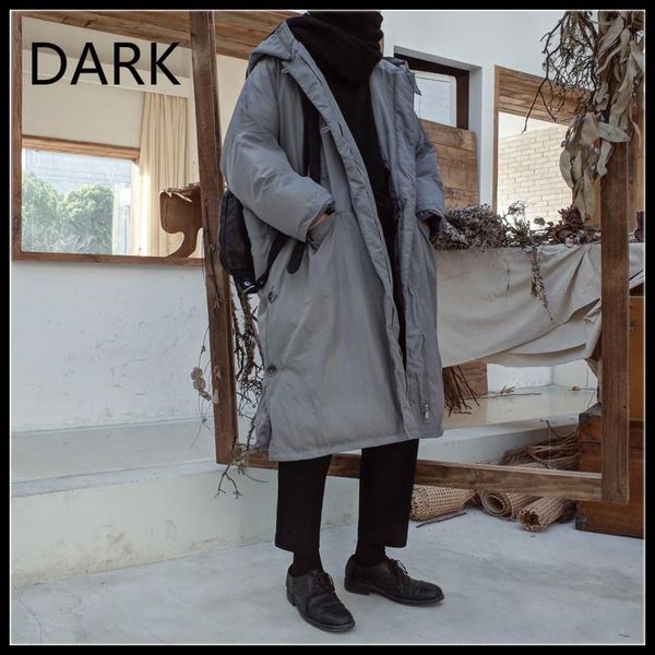 leather umi mao yoji yamamoto's niche designer's new bread clothes over the knee thick loose cotton oversize coat men women, Black
leather umi mao yoji yamamoto's niche designer's new bread clothes over the knee thick loose cotton oversize coat men women, Black