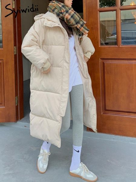 leather syiwidii long parkas winter puffer jacket women 2022 thicken warm bubble coat oversized outerwear korean autumn casual jackets, Black
leather syiwidii long parkas winter puffer jacket women 2022 thicken warm bubble coat oversized outerwear korean autumn casual jackets, Black