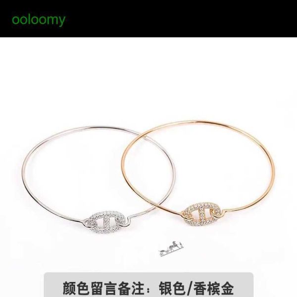hemres designer bracelet pig nose bracelet for male and female couples 18k rose gold chain with full diamond boys' high grade colorless, Black
hemres designer bracelet pig nose bracelet for male and female couples 18k rose gold chain with full diamond boys' high grade colorless, Black