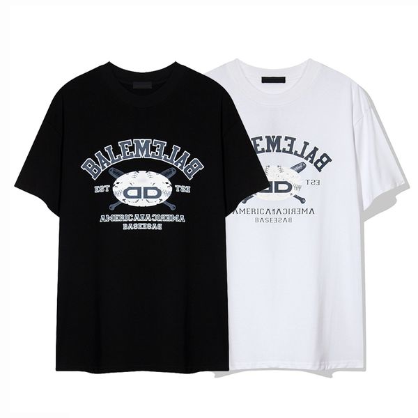 23ss new woman men's t-shirts high end bb classic letter printed short sleeve vacation summer fashion breathable beach casual street te, White;black
23ss new woman men's t-shirts high end bb classic letter printed short sleeve vacation summer fashion breathable beach casual street te, White;black