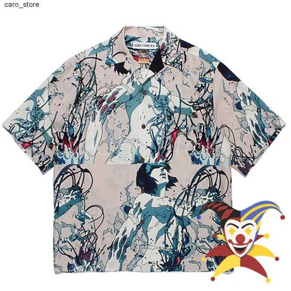 men's casual shirts new wacko maria shirt men women hawaiian style shirts tee j230502, White;black
men's casual shirts new wacko maria shirt men women hawaiian style shirts tee j230502, White;black