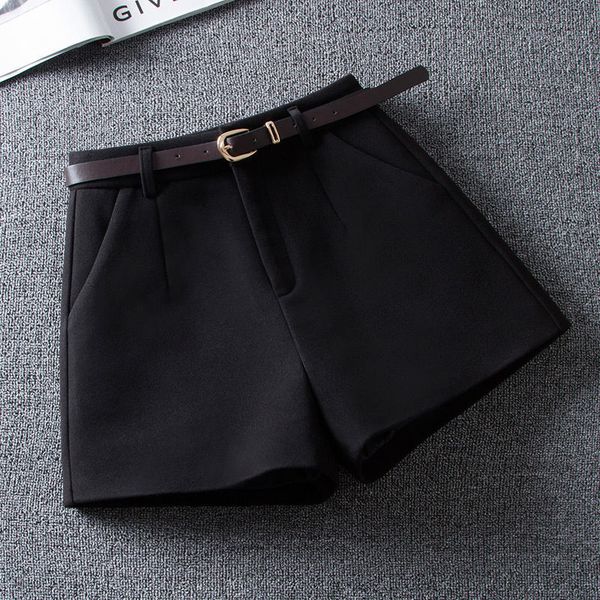 women's shorts women autumn winter woolen shorts female high waist wide leg shorts casual shorts ladies office work wear clothing z463, White;black
women's shorts women autumn winter woolen shorts female high waist wide leg shorts casual shorts ladies office work wear clothing z463, White;black