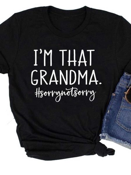 i'm that grandma letter print t shirt men short sleeve o neck loose men tshirt ladies summer tee shirt clothes, White;black
i'm that grandma letter print t shirt men short sleeve o neck loose men tshirt ladies summer tee shirt clothes, White;black