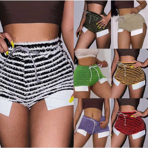 2023 women slim spring and summer fashion casual high waist and hip casual womens sport shorts woven stripe, White;black
2023 women slim spring and summer fashion casual high waist and hip casual womens sport shorts woven stripe, White;black