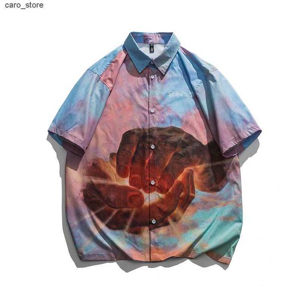 men's casual shirts summer hawaiian shirts men light covered with hands beach shirt streetwear hip hop casual holiday short sleeve loos, White;black
men's casual shirts summer hawaiian shirts men light covered with hands beach shirt streetwear hip hop casual holiday short sleeve loos, White;black