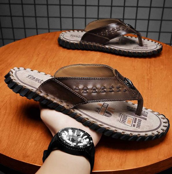 slippers men's head layer cowhide outdoor sandals and beach shoes fashion casual summer joker slippersslippers, Black
slippers men's head layer cowhide outdoor sandals and beach shoes fashion casual summer joker slippersslippers, Black