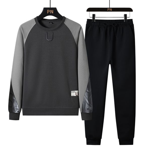 men's tracksuits casual men's sets patchwork letter sweatshirt suit spring two piece-set fashion pullover hoodiepants autumn men t, Gray
men's tracksuits casual men's sets patchwork letter sweatshirt suit spring two piece-set fashion pullover hoodiepants autumn men t, Gray