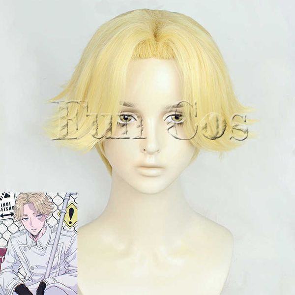 cosplay wigs tokyo revengers inui seishu cosplay wig new characters short upturned golden hair anime heat resistant fiber hair wig cap j2304, Black
cosplay wigs tokyo revengers inui seishu cosplay wig new characters short upturned golden hair anime heat resistant fiber hair wig cap j2304, Black