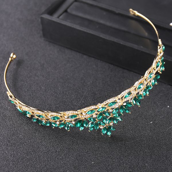 simple bride crown colorful girl princess little crown hair ornament green rhinestone dress wedding dress headband ts-0229, Silver
simple bride crown colorful girl princess little crown hair ornament green rhinestone dress wedding dress headband ts-0229, Silver