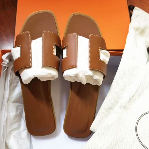 designer women slippers h flat beach shoes genuine leather black brown matte 2023 summer classics women's flats slipper with dust bag 3
designer women slippers h flat beach shoes genuine leather black brown matte 2023 summer classics women's flats slipper with dust bag 3