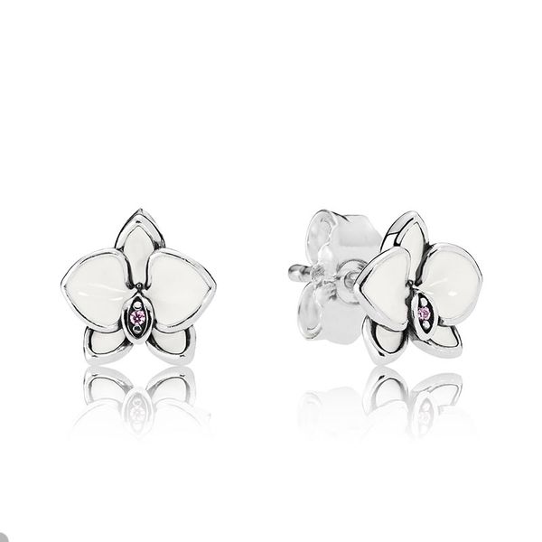 white magnolia flower stud earrings for pandora authentic sterling silver fashion party earring jewelry for women sisters gift designer earr, Golden;silver
white magnolia flower stud earrings for pandora authentic sterling silver fashion party earring jewelry for women sisters gift designer earr, Golden;silver