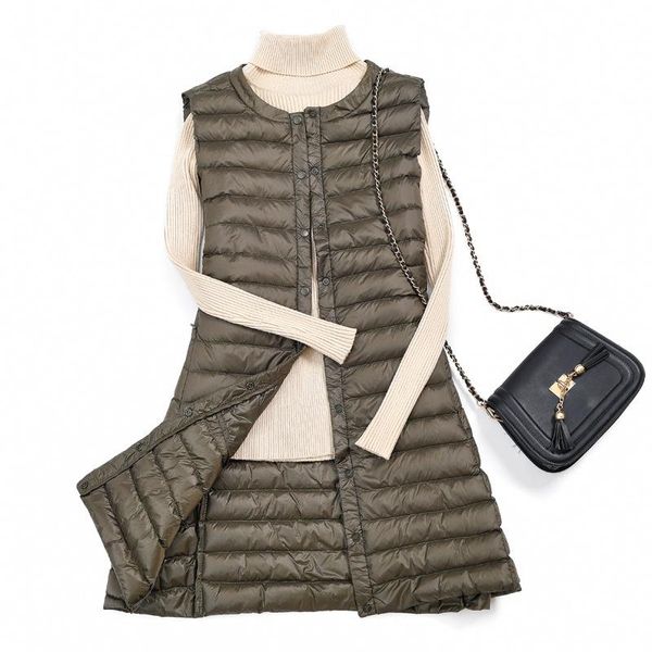 parkas new women sleeveless vest winter warm long ultra light down jacket female white duck down waistcoat femme veste, Black
parkas new women sleeveless vest winter warm long ultra light down jacket female white duck down waistcoat femme veste, Black