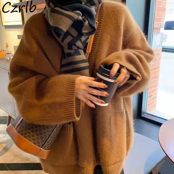 sweaters cardigan women stylish loose solid fashion young ladies street temper knitting allmatch outwear casual laziness chic new design, White;black
sweaters cardigan women stylish loose solid fashion young ladies street temper knitting allmatch outwear casual laziness chic new design, White;black