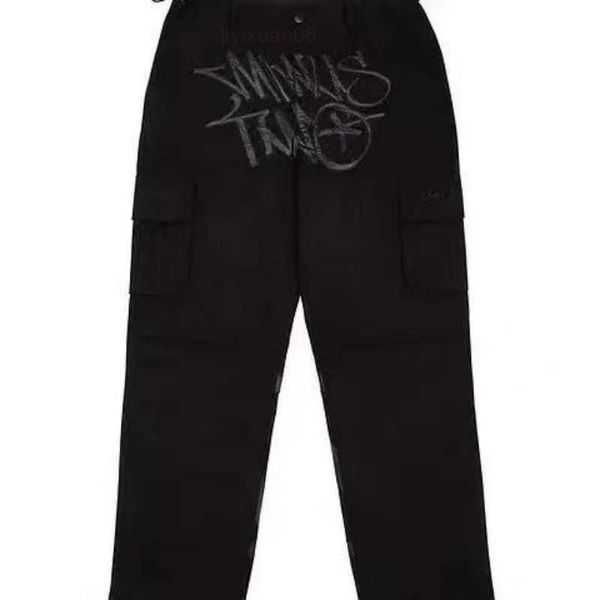 men's pants 22ss cargo minus two harajuku casual loose punk rock straight wide leg trouser streetwear y2k pant retro street trend overa, Black
men's pants 22ss cargo minus two harajuku casual loose punk rock straight wide leg trouser streetwear y2k pant retro street trend overa, Black