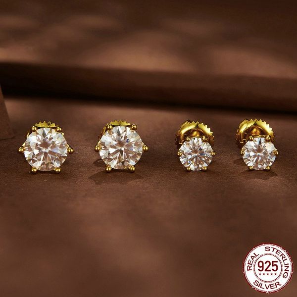 allergic 925 sterling silver bling moissanite studs earrings for men women nice gift jewelry passed test, Golden;silver
allergic 925 sterling silver bling moissanite studs earrings for men women nice gift jewelry passed test, Golden;silver