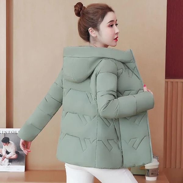 leather women's padded cotton jacket hooded 2021 new slim padded jacket zipper warm parkas female korean black winter jacket women gree
leather women's padded cotton jacket hooded 2021 new slim padded jacket zipper warm parkas female korean black winter jacket women gree