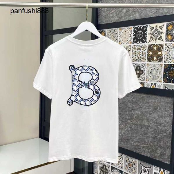 bby luxury brand short sleeved shir designer shirs burb fashion coon shir mens round neck pullover ee men women loose casual polo shir cll, White;black
bby luxury brand short sleeved shir designer shirs burb fashion coon shir mens round neck pullover ee men women loose casual polo shir cll, White;black
