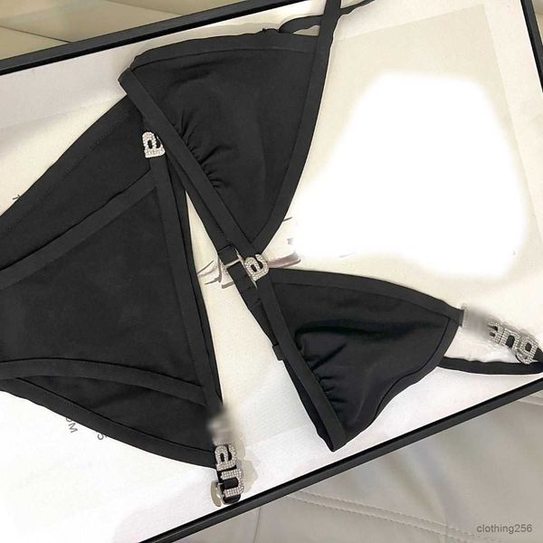 designer summer fashion swimwear a wang high-end luxury brand new crystal letter bikini women's steel ring underwear swimwear set, White;black
designer summer fashion swimwear a wang high-end luxury brand new crystal letter bikini women's steel ring underwear swimwear set, White;black