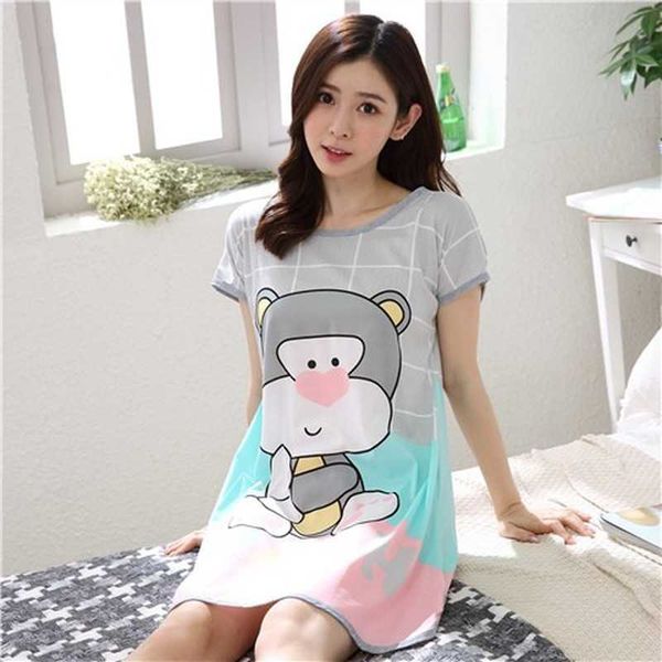 women's sleepwear summer cute cartoon women sleepwear thin short sleeve printing nightdress women's nightgown sleepwear night dres, Black;red
women's sleepwear summer cute cartoon women sleepwear thin short sleeve printing nightdress women's nightgown sleepwear night dres, Black;red