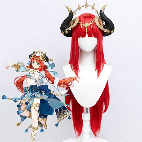 cosplay wigs nilou synthetic genshin impact cosplay wig long red wigs for women sumeru dancer halloween party cos items j230427, Black
cosplay wigs nilou synthetic genshin impact cosplay wig long red wigs for women sumeru dancer halloween party cos items j230427, Black