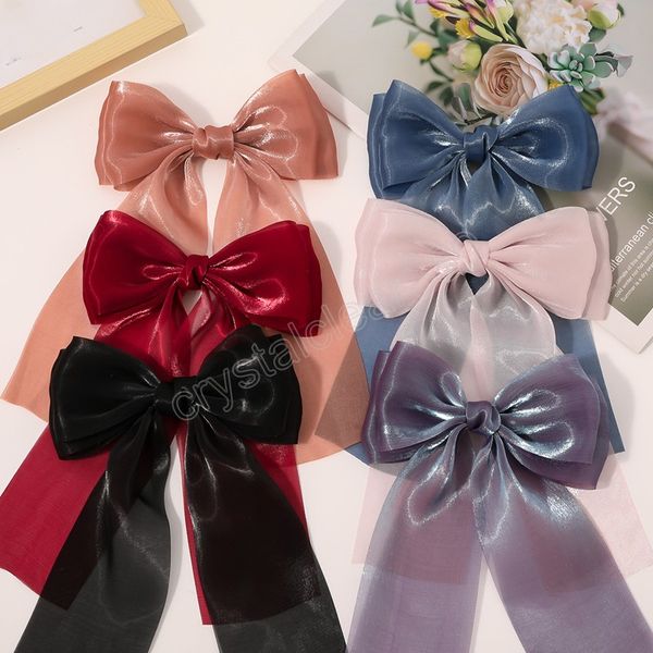 korean chiffon bow barrettes fabric solid transparent hair clips for women ponytail clip girls hair accessories, Slivery;white
korean chiffon bow barrettes fabric solid transparent hair clips for women ponytail clip girls hair accessories, Slivery;white
