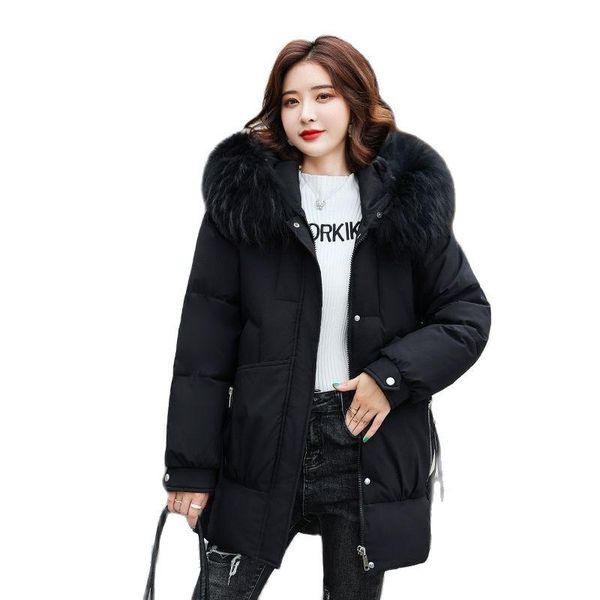 leather winter jackets for women 2022 new warm parkas korean fashion midlength coat women's hooded casual down coat women, Black
leather winter jackets for women 2022 new warm parkas korean fashion midlength coat women's hooded casual down coat women, Black