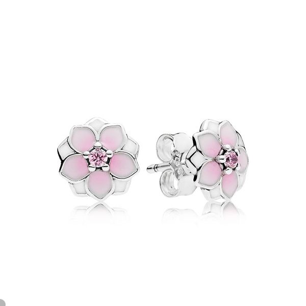 pink magnolia stud earrings for pandora real sterling silver wedding designer earring set for women sisters gift crystal diamond luxury earr, Golden;silver
pink magnolia stud earrings for pandora real sterling silver wedding designer earring set for women sisters gift crystal diamond luxury earr, Golden;silver