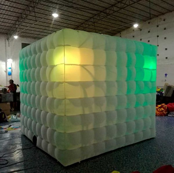 2.4x2.4x2.4m portable led inflatable p booth enclosure backdrop lighting cube tent for wedding party events
2.4x2.4x2.4m portable led inflatable p booth enclosure backdrop lighting cube tent for wedding party events