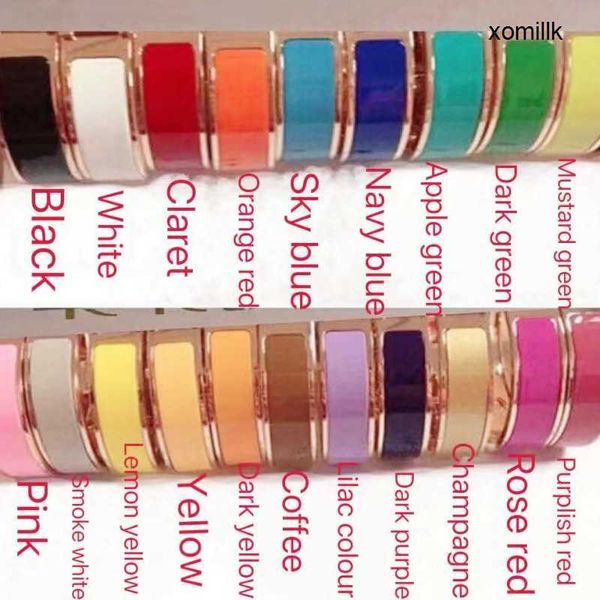 h european and american popular gelang bangle designer bracelet classic 18k enamel 316l stainless steel jewelry factory wholesale retail cll, Black
h european and american popular gelang bangle designer bracelet classic 18k enamel 316l stainless steel jewelry factory wholesale retail cll, Black