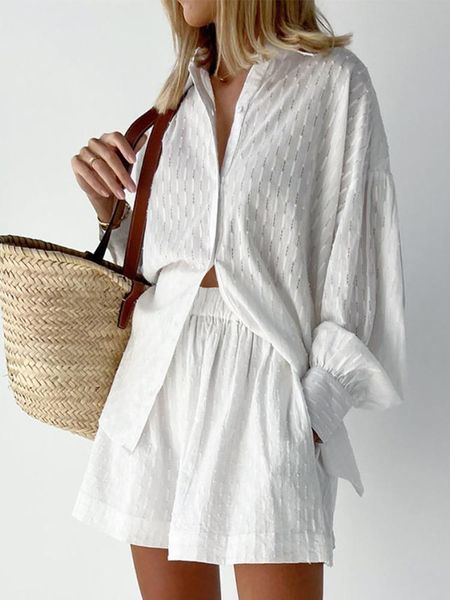dress 2022 women summer white suits elegant oversize lantern sleeve shirts+short pants 2 pieces set hollow out women short suit
dress 2022 women summer white suits elegant oversize lantern sleeve shirts+short pants 2 pieces set hollow out women short suit