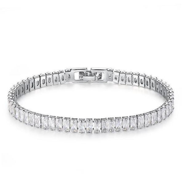 rectangular zircon bracelet hip hop accessories men woman european american retro white bracelet trend clothing accessories, Black
rectangular zircon bracelet hip hop accessories men woman european american retro white bracelet trend clothing accessories, Black