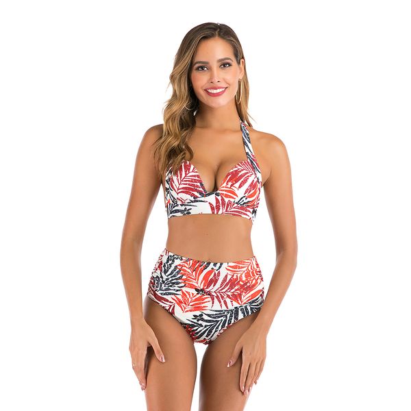 2023 new women's swimming suits red maple leaf printted beachwear summer bathing suits two-pieces bikinis set for girls halter lace-up, White;black
2023 new women's swimming suits red maple leaf printted beachwear summer bathing suits two-pieces bikinis set for girls halter lace-up, White;black