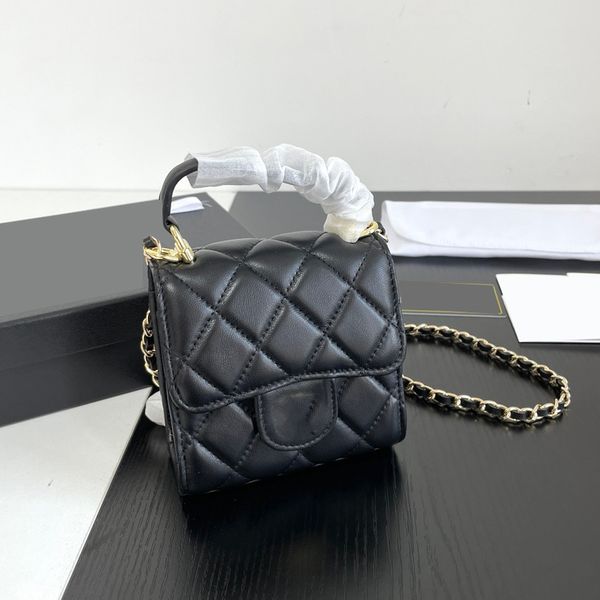 womens lambskin black vanity bags classic mini purse with mirror handle totes gold metal hardware matelasse chain crossbody shoulder handbag
womens lambskin black vanity bags classic mini purse with mirror handle totes gold metal hardware matelasse chain crossbody shoulder handbag