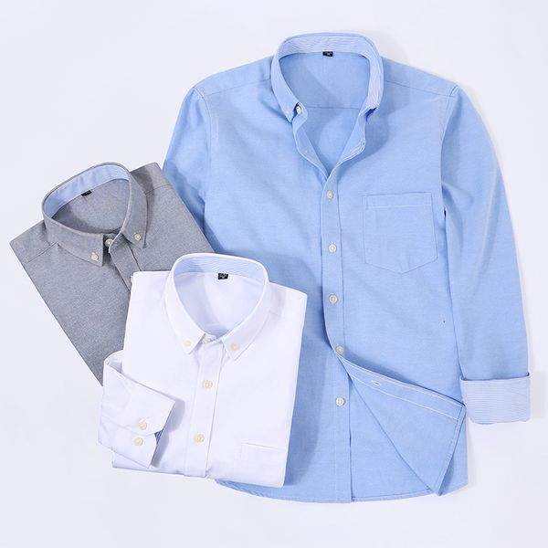 men's casual shirts casual shirt for men striped plaid oxford dress shirt fashion clothes korean style solid color blue men's long, White;black
men's casual shirts casual shirt for men striped plaid oxford dress shirt fashion clothes korean style solid color blue men's long, White;black