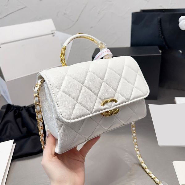 23ss handle totes classic mini flap quilted bags caviar leather calfskin 4 colors purse gold metal hardware matelasse chain crossbody should
23ss handle totes classic mini flap quilted bags caviar leather calfskin 4 colors purse gold metal hardware matelasse chain crossbody should