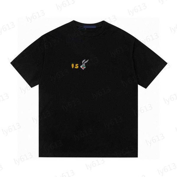 mens balck designer t shirts summer spring fashion luxury cartoon rabbit embroidery pattern printing design cotton loose short sleeve t-shir, White;black
mens balck designer t shirts summer spring fashion luxury cartoon rabbit embroidery pattern printing design cotton loose short sleeve t-shir, White;black