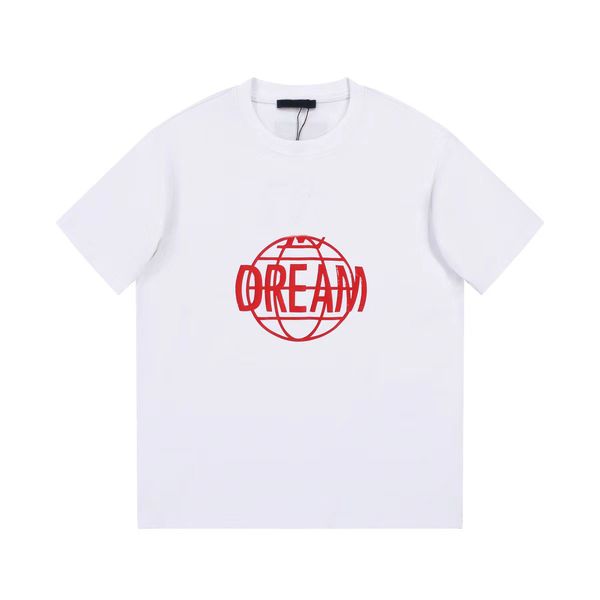 designer tee women's t-shirt 23ss universal earth red dream printing pattern short sleeve cotton for man, White
designer tee women's t-shirt 23ss universal earth red dream printing pattern short sleeve cotton for man, White