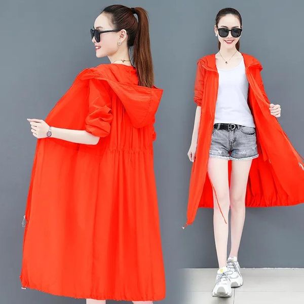 raincoats women summer sunscreen jacket solid longsleeved hooded overcoat loose light breathable uv protection coat female windbreakers, Black
raincoats women summer sunscreen jacket solid longsleeved hooded overcoat loose light breathable uv protection coat female windbreakers, Black