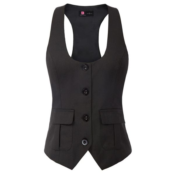 leather kate kasin women raceback vest coat waistcoat with pockets uneck handkerchief hem clothing summer formal black new lady
leather kate kasin women raceback vest coat waistcoat with pockets uneck handkerchief hem clothing summer formal black new lady
